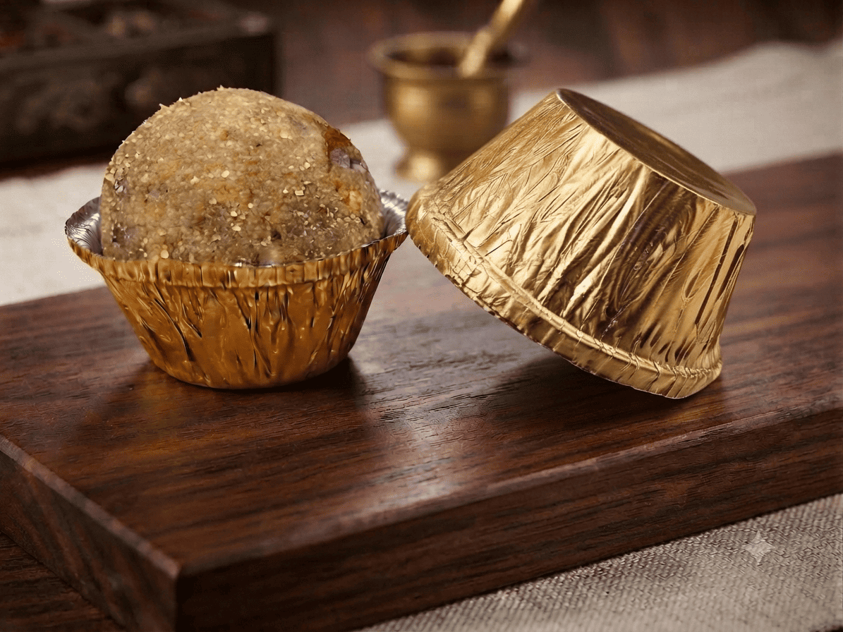 Round Mithai Cup  Golden-AFRC40